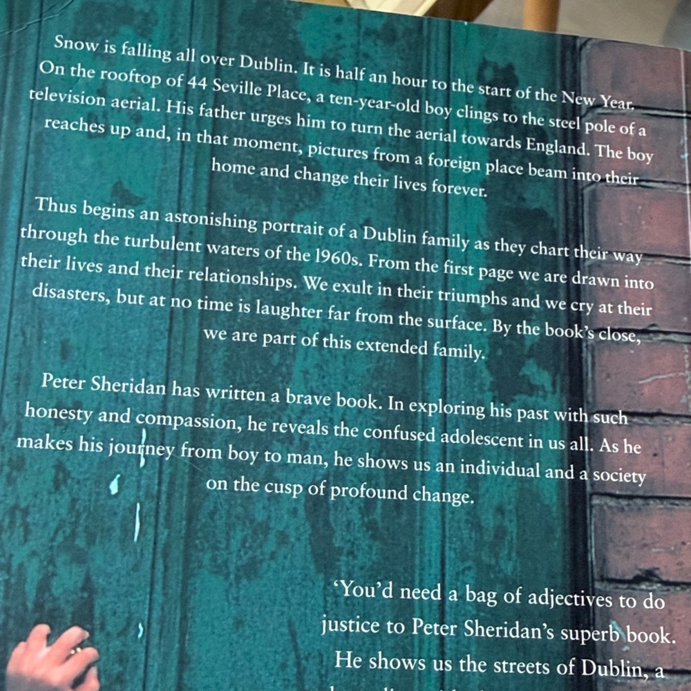 Peter Sheridan — 44 (A Dublin Memoir) — Paperback - Picture 5 of 9